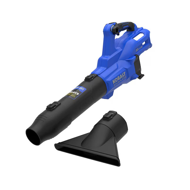 Kobalt 80V 700CFM 180MPH Brushless Cordless Leaf Blower Blue Tool Only