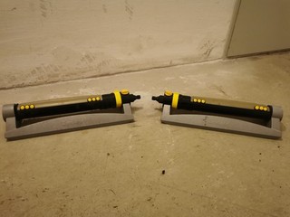 2x Melnor Viereckregner Rasensprenger Garten Regner voll Einstellbar 2er Set