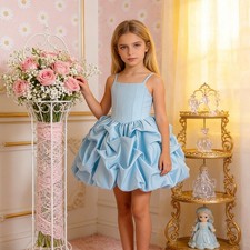 Baby Princess Girls Party Bridesmaids Dress Birthday Wedding Baptism Ball Gown