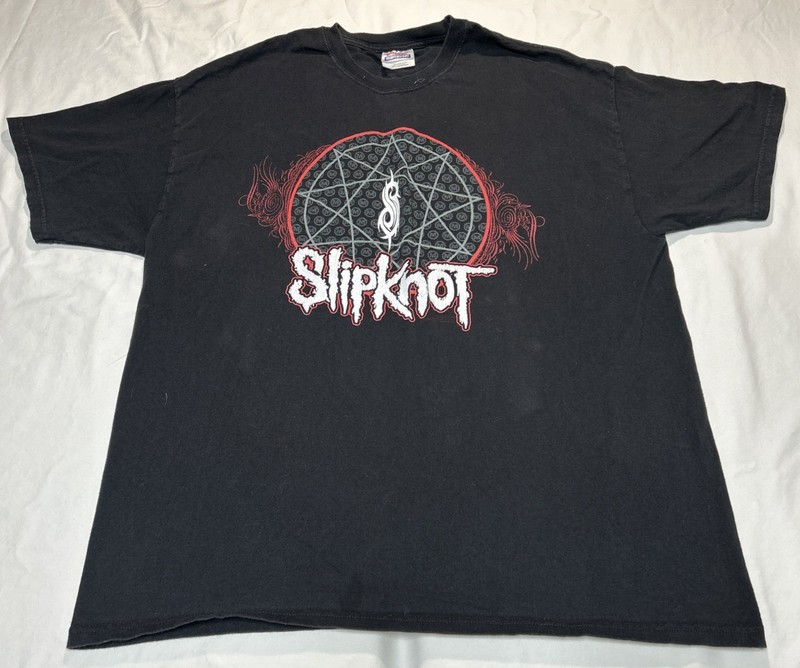 Vintage Slipknot Shirt XL 2000’s Metal Star Black