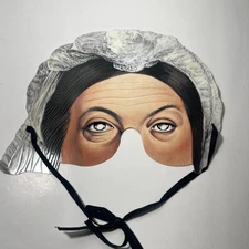 Queen Victoria Paper Mask 1999 David McAllister Pub by Mamelok Press Costume