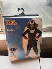 Spirit Halloween Sonic the Hedgehog Shadow Jumpsuit Costume Kids L (12-14)