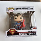 Superman Funko Pop! #278 Deluxe Jim Lee DC Collection GameStop Exclusive BBB