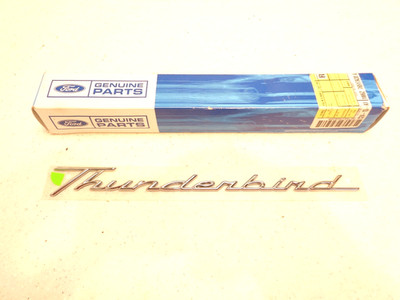 2002 2003 2004 2005 FORD THUNDERBIRD T-BIRD NOS REAR QUARTER CHROME SCRIPT - RH