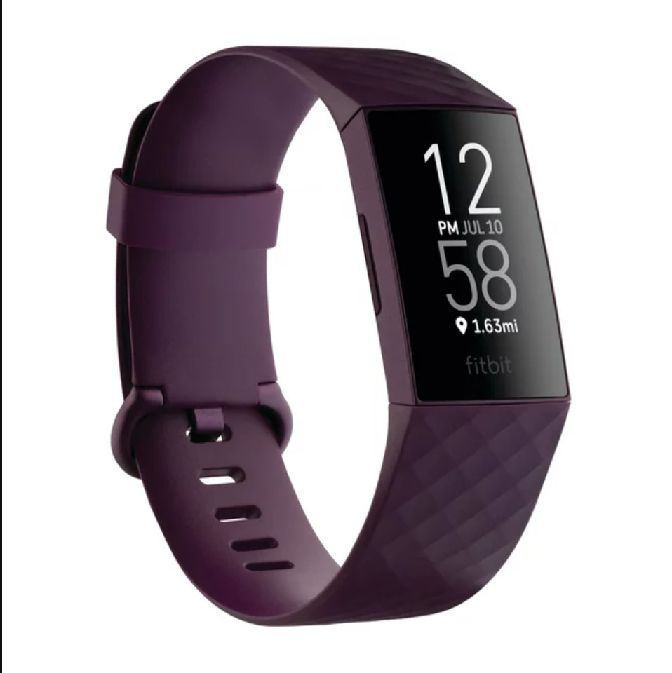 Fitbit - Charge 4 Activity Tracker GPS + Heart Rate - Rosewood
