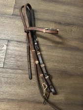 Horse Tack - Champion Turf Leather & Rawhide Western Headstall