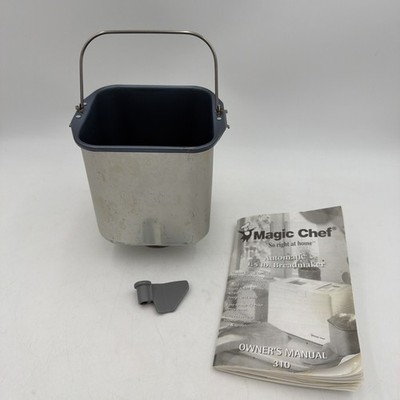 Magic Chef Bread Maker Machine CBM-310 Baking Pan w/ Paddle + Manual Replacement
