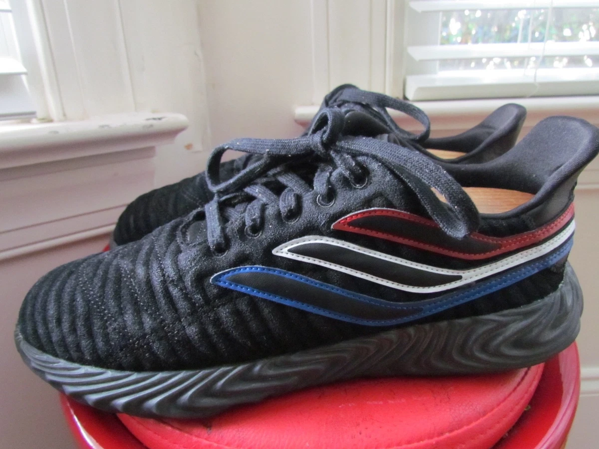 ADIDAS Sobakov Black Royal Scarlet EE5623 Sneakers Shoes Size 8 Mens 9.5 Womens Adidas Sobakov Black Royal Scarlet Men main image 4