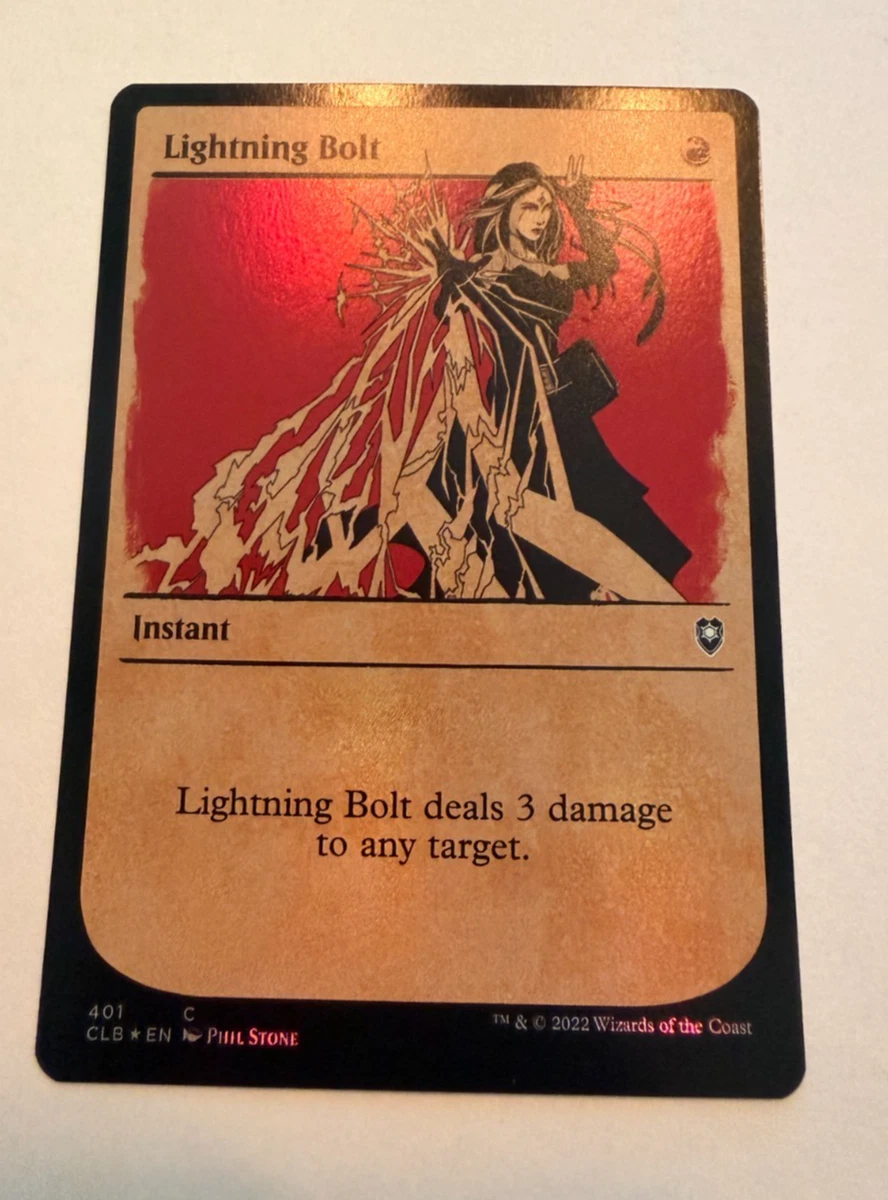 Lightning Bolt In Individual Magic: The Gathering Cards for sale