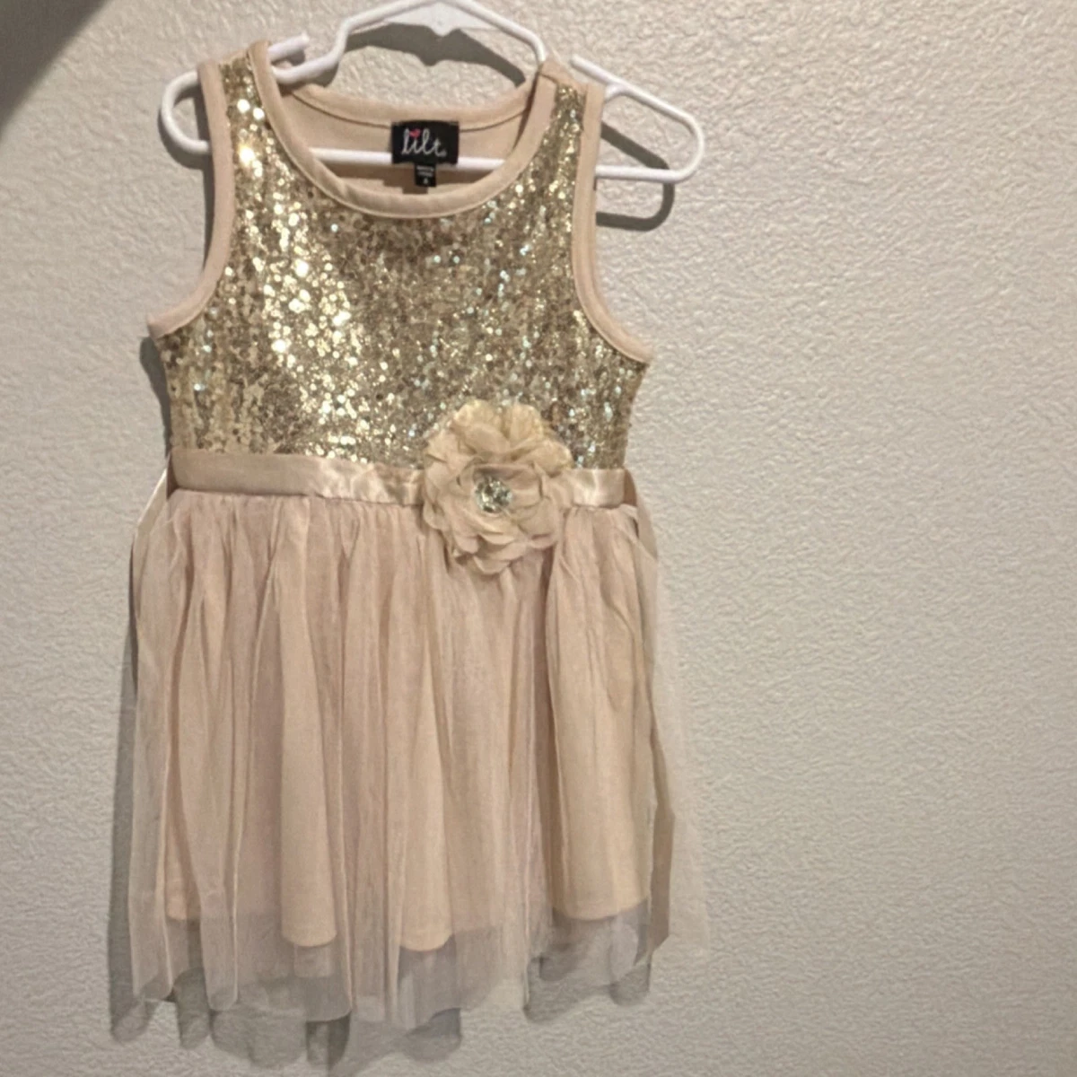 Party Dresses Gold 4 Size for Girls for sale | eBay Party Dresses Gold 4 Size for Girls for sale | eBay