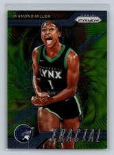 2024 Panini Prizm WNBA #2 Diamond Miller Fractal