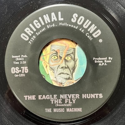 HEAR Music Machine 45 Eagle Never Hunts Fly / I've Loved garage psych fuzz NM-