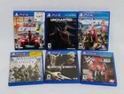 Sony PlayStation 4 PS4 Mixed Video Game Lot Of 6