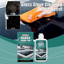 Glass Stove Cleaning Polish Agent Repairs Scratches and Restores Shine Remove