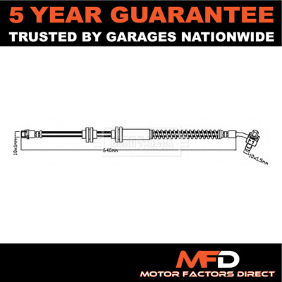 Fits Vauxhall Astra 2011-2015 MFD Front Left Brake Hose 562507