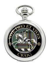 Craig Latin Scottish Clan Pocket Watch