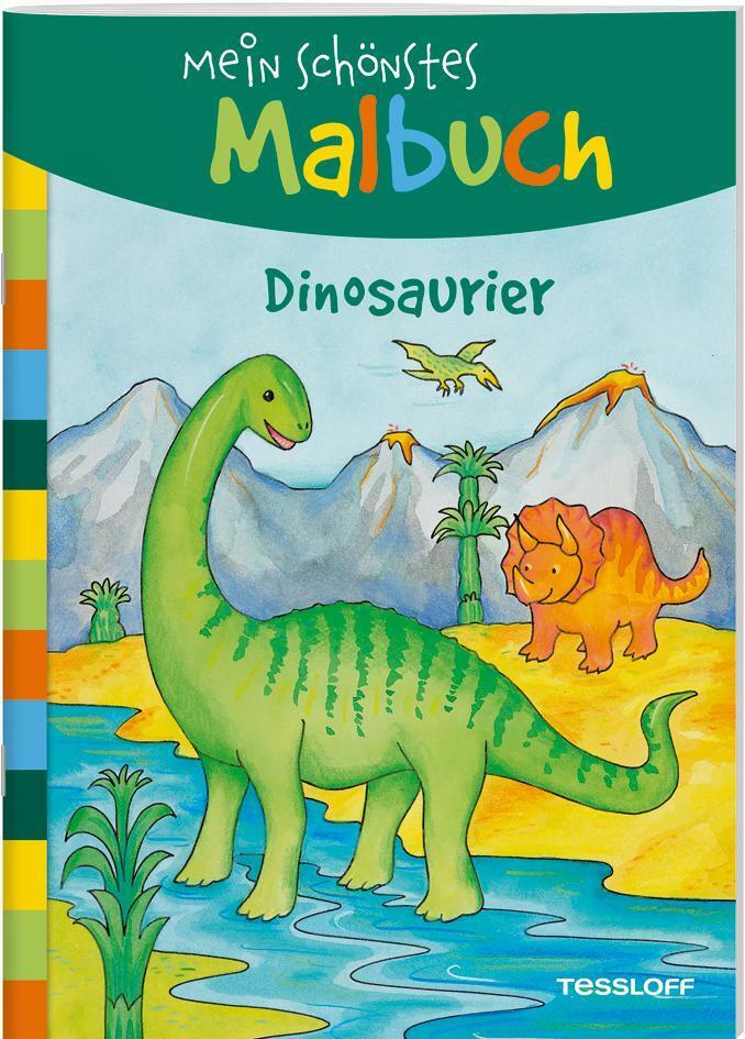 Thumbnail - Mein Schönstes Malbuch. Dinosaurier | Malen Für Kinder Ab 5 Jahren |