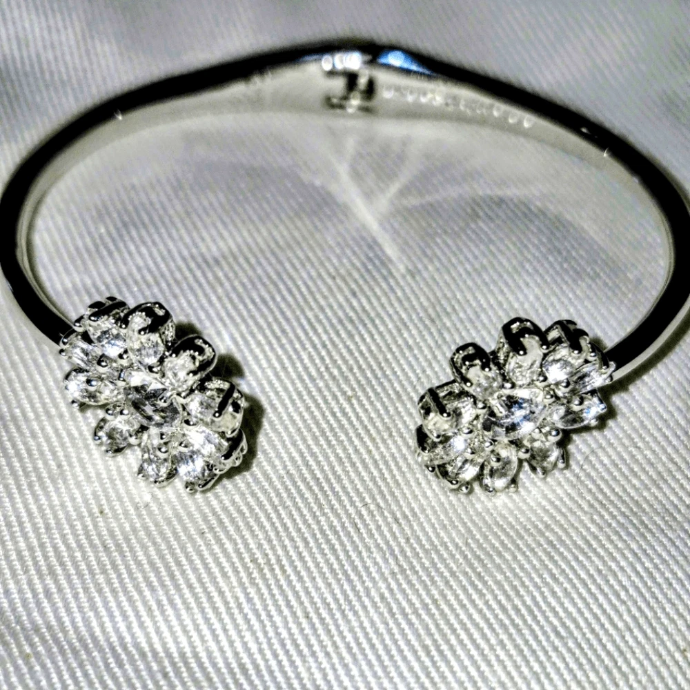 Bracciale con cerniera Kate Spade in argento Bling
