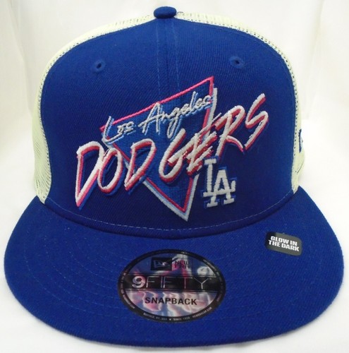 Los Angeles Dodgers Men's New Era 9FIFTY Snapback Cap Hat Glow in the Dark