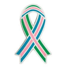 PinMart's Awareness Ribbon Pin - Metastatic Breast Cancer