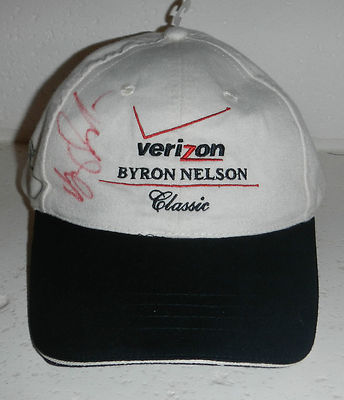 Verizon Byron Nelson Classic Golf PGA Tour Hat Cap with Vijay Singh Autograph