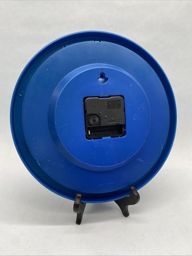 RARE Vintage DOODLEBOPS Wall Clock BLUE Kids Display only or FOR PARTS OR REPAIR - Picture 2 of 12