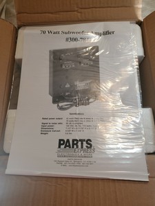 parts express subwoofer amp