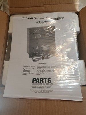 parts express subwoofer amplifier
