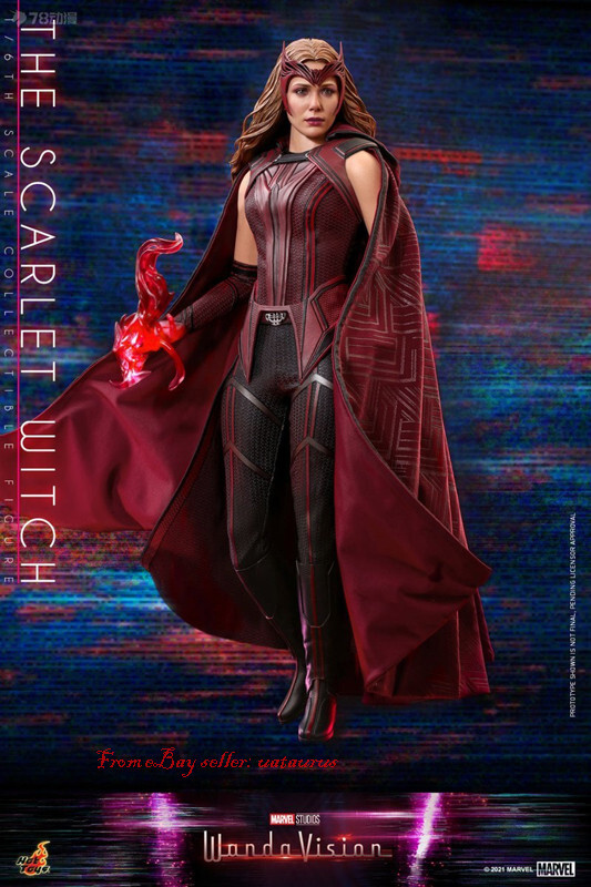 Perfect HotToys 1/6 Tms036 The Scarlet Witch Wandavision In Stock