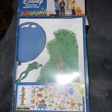 Vintage Disney Winnie The Poo Stickarounds Removable Stickers Growth Chart 