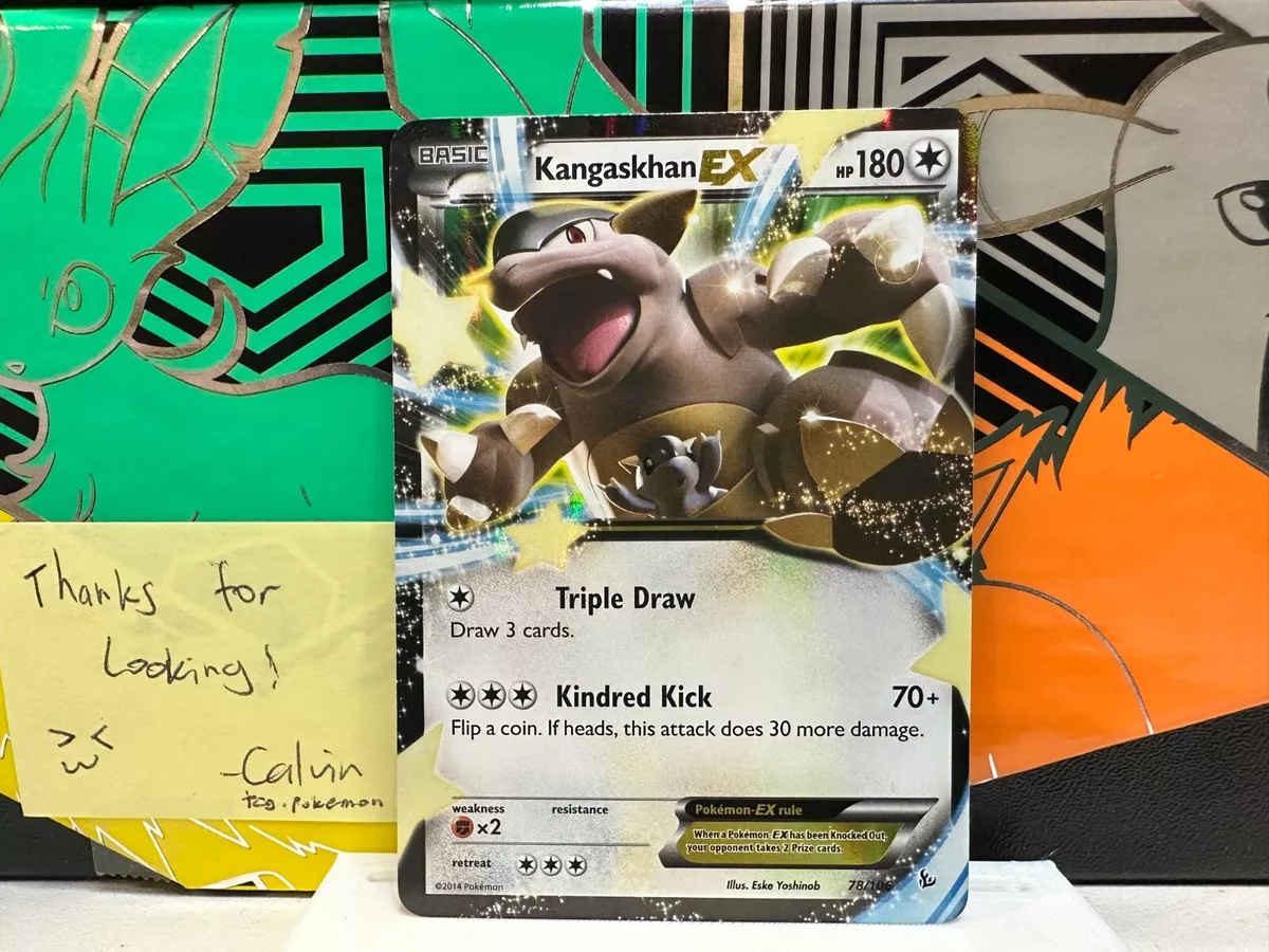 Kangaskhan EX - 78/106 Flash Fire Ultra Rare Pokemon - NM