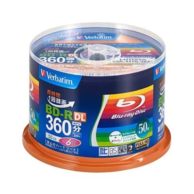 50 Verbatim leere Blu-ray Discs 50GB BD-R DL 4x 6x Bluray AUS JAPAN NEU. JP