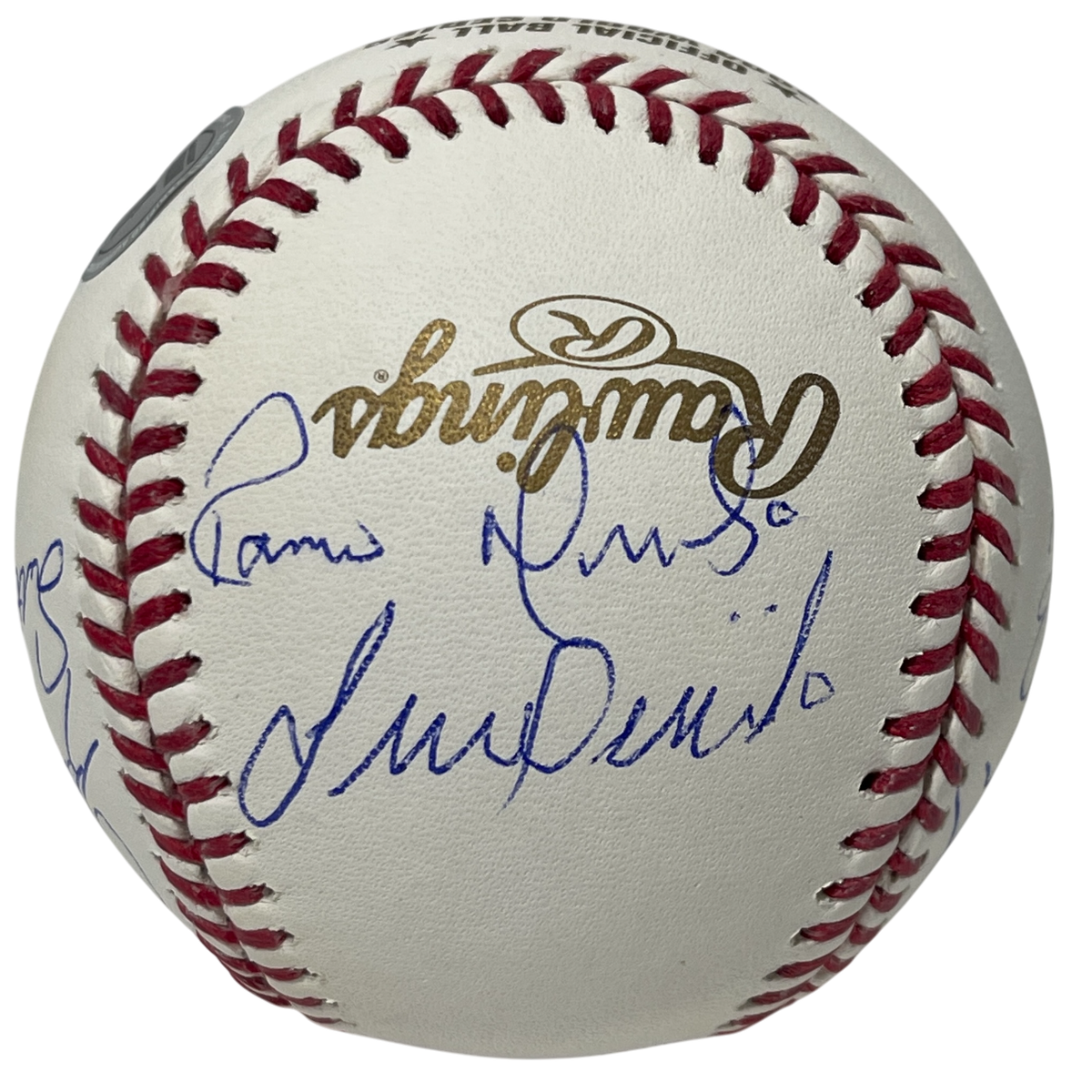 2004 Boston Red Sox Team Signed World Series ROMLB Baseball 11