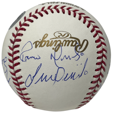 2004 Boston Red Sox Team Signed World Series ROMLB Baseball 11