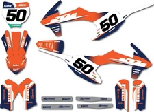 Full Custom Graphics Kit Brixton Style stickers Fits KTM 50 2016 - 2023 decals