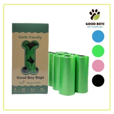 Dog POOP WASTE BAGS 240/480/1000 Count HEAVY DUTY BIODEGRADABLE UNSCENTED bags