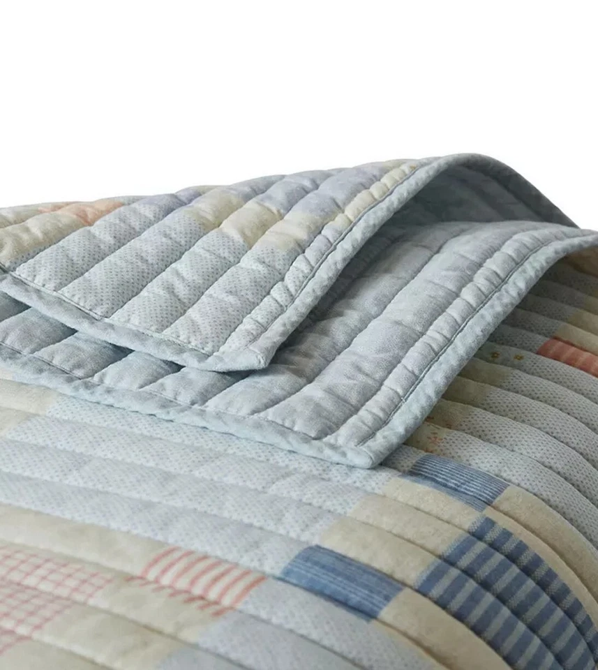 Edredón Ralph Lauren Brookview $260 Cobertor Estilo Casa de Campo 90"X 92" Queen Foto 4 de 4