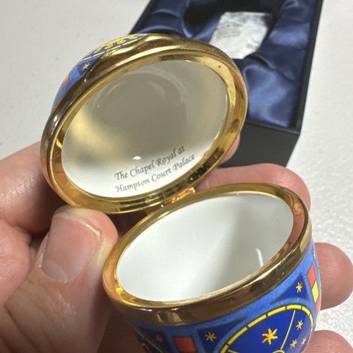 Halcyon Days Enamel On Copper 2016 Easter Egg Trinket Box - Picture 9 of 11