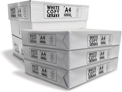 5 STAPEL A4 PAPIER WEISS DRUCKER BLATT DRUCKERPAPIER 80 G/M² KOPIERERPAPIER