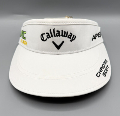 Callaway Visor Hat Odyssey Golf Chrome Soft Apex Epic Flash White Adjustable Cap