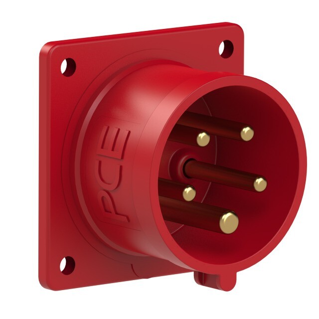 16A CEE Anbaugerätestecker IP44 gerade 5-polig - Stecker 16 A 5p 6h - PCE 615-6