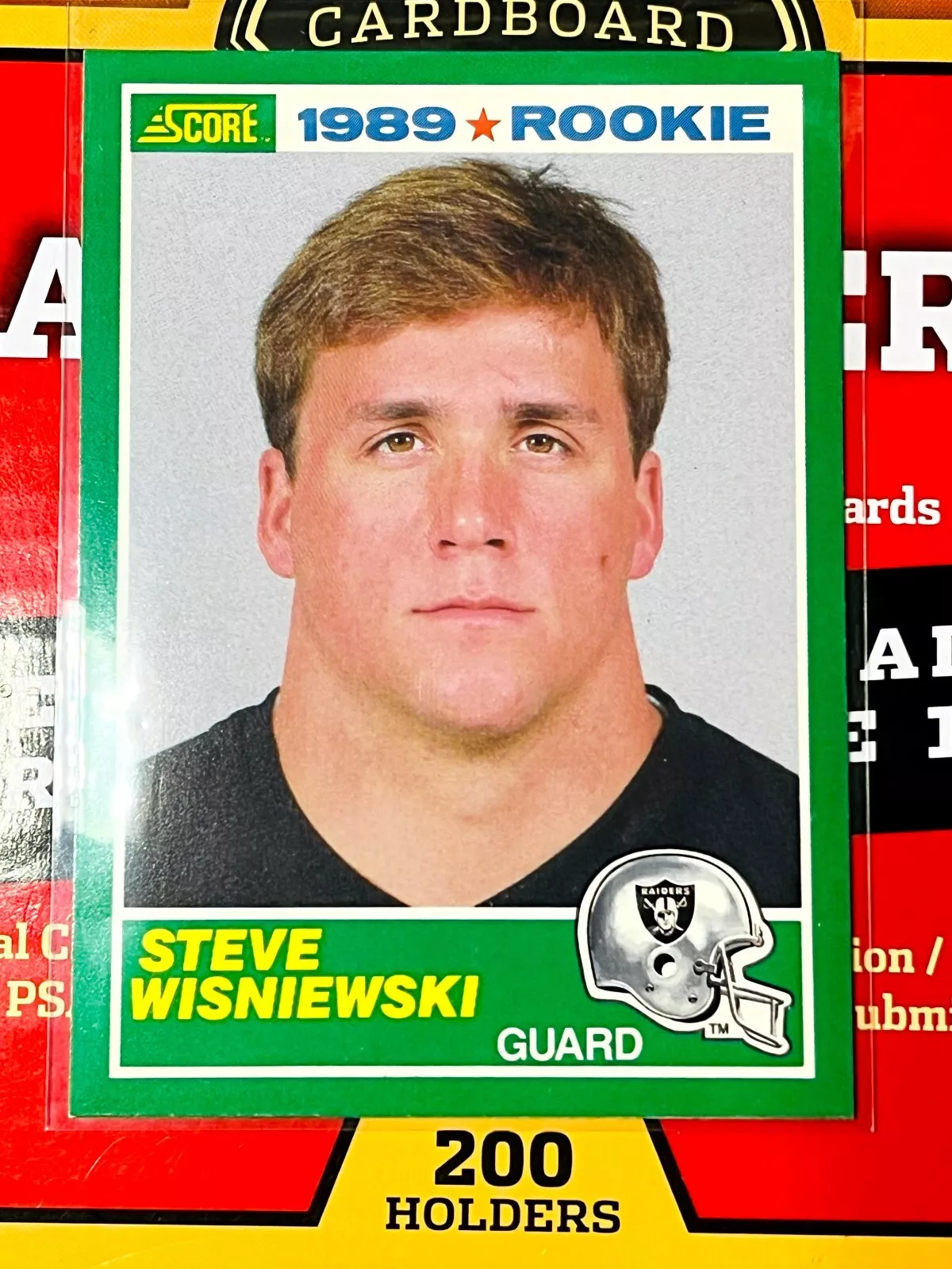 Steve Wisniewski trading card
