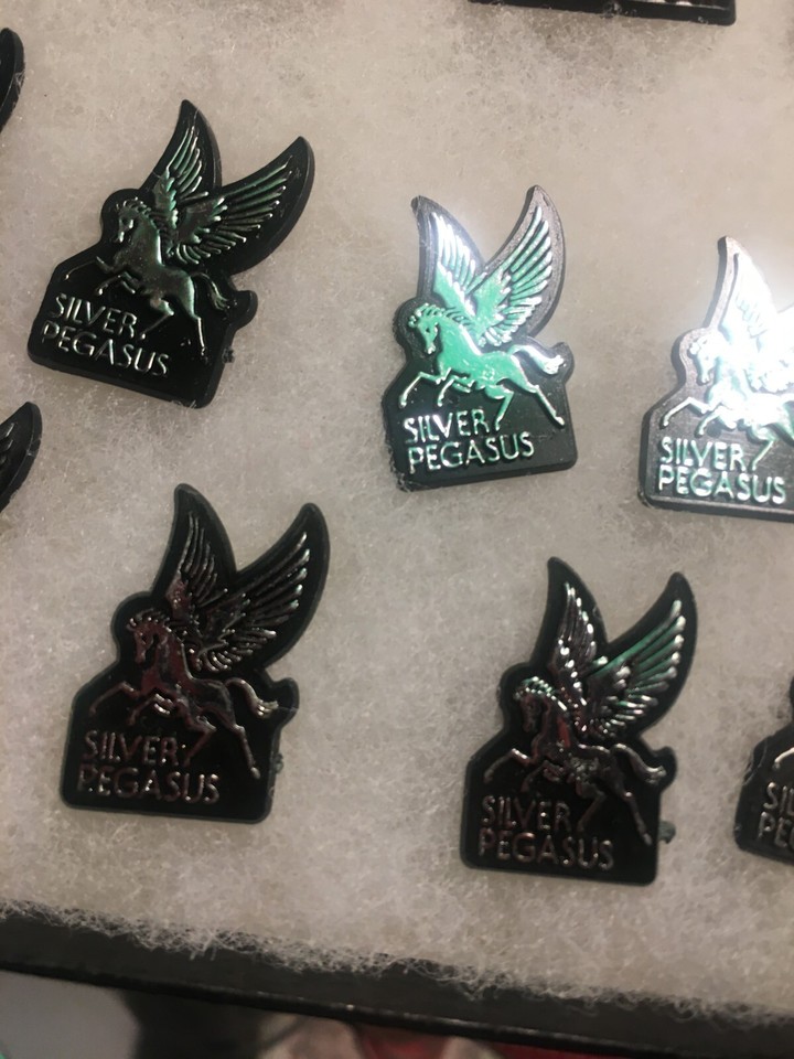 1980 Kentucky Derby Festival "Silver Pegasus" Pin Mint Condition eBay