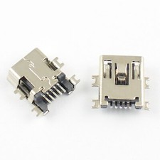 10Pcs Mini USB Type B 5 Pin Female SMT SMD Panel Mount Connector