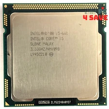 1st Gen Intel Core i5-661 3.33GHz 2-Core 4MB LGA1156 Desktop CPU SLBNE SLBTB