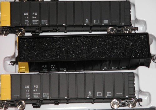HO WALTHERS MAINLINE 910-65704 50' COAL GONDOLA WITH LOAD 6 PACK CAJUN ELECTRIC - Picture 3 of 3