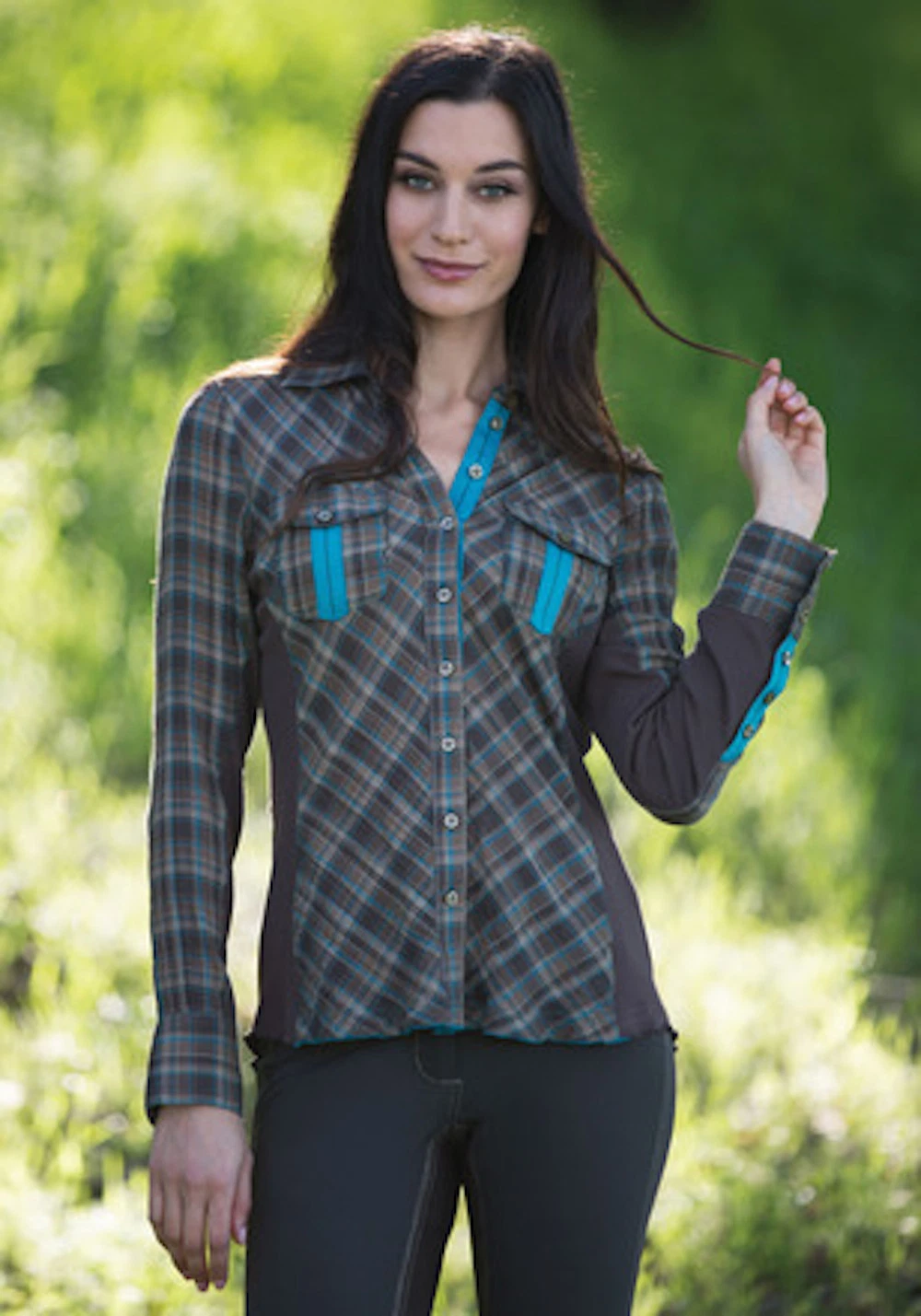 Chemise Goode Rider Supreme   marron à carreaux   XL