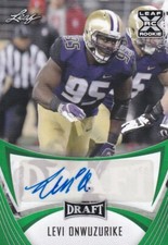 2021 LEAF SIGNATURE FOOTBALL LEVI ONWUZURIKE AUTOGRAPH #BA-LD1