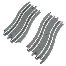 JJTOYS Style S Wave Track 2 Piece Slot Car Extra Track HO Scale