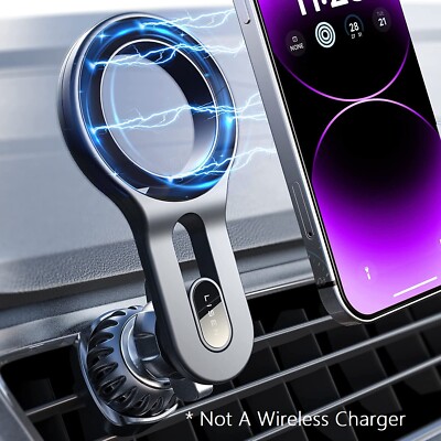 MagSafe Compatible Magnetic Car Phone Holder Vent iPhone 17 16 15